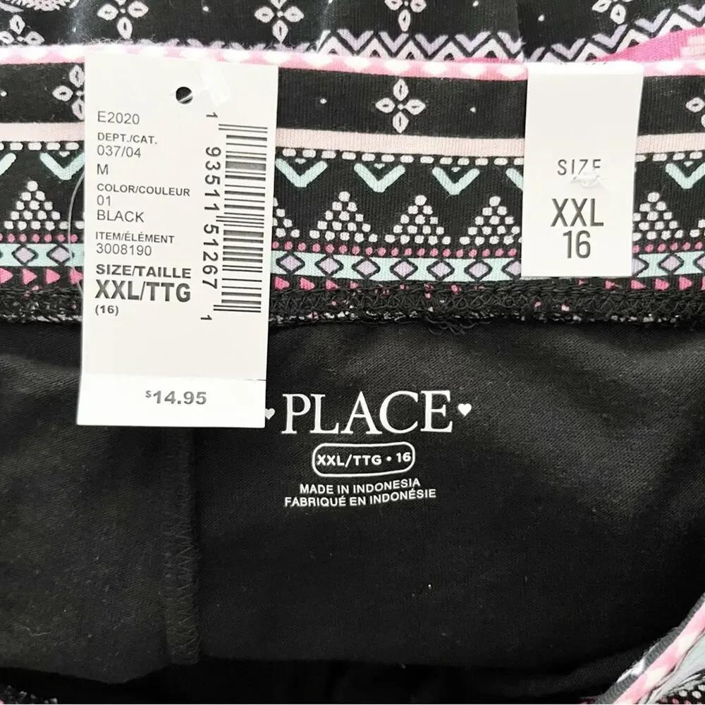 THE CHILDREN’S PLACE Aztec Print Skort XXL 16 NWT Colorful Summer Style